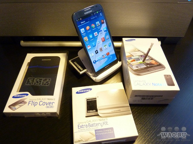 Samsung GALAXY Note II GT-N7100 Titan Gray Москва - изображение 1
