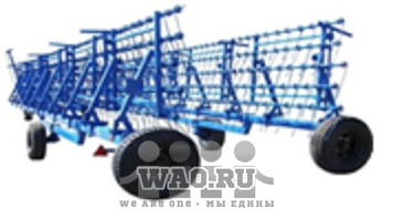 Борона пружинная гидрофицированная прицепная БПГР Буран Воронеж - изображение 1