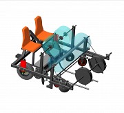 Плёнкоукладчик для мульчирования почвы пленкой